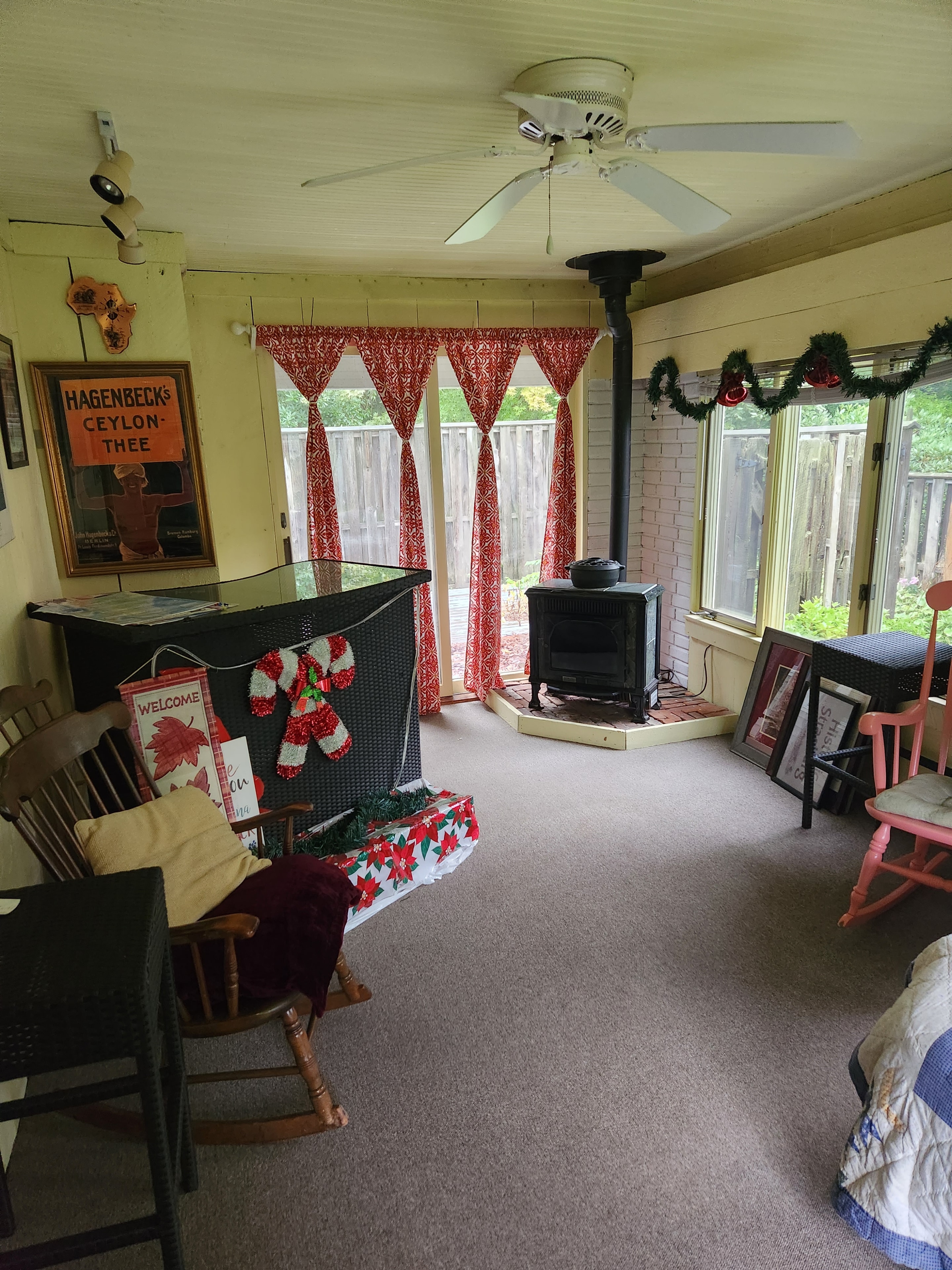 Decorated interior room at 45 Common Street