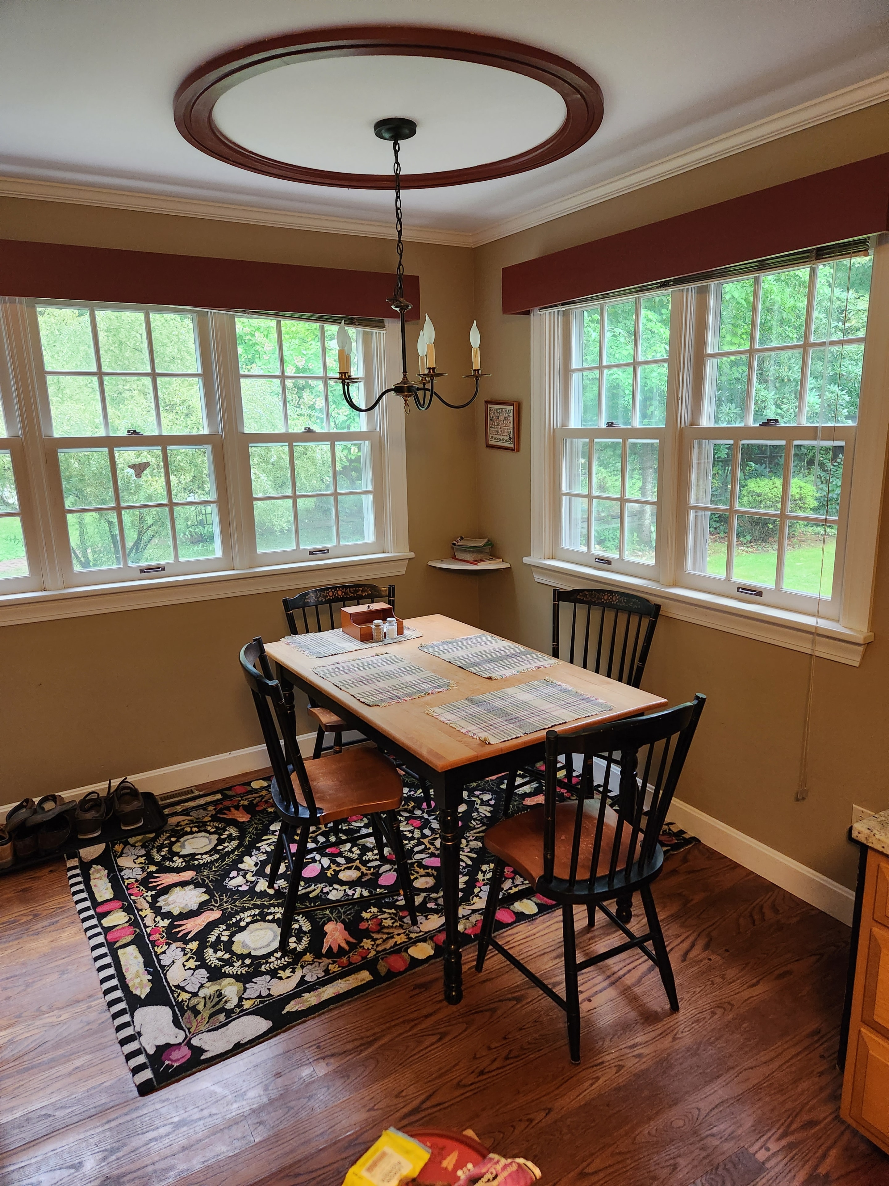 Dining room interior at 45 Common Street